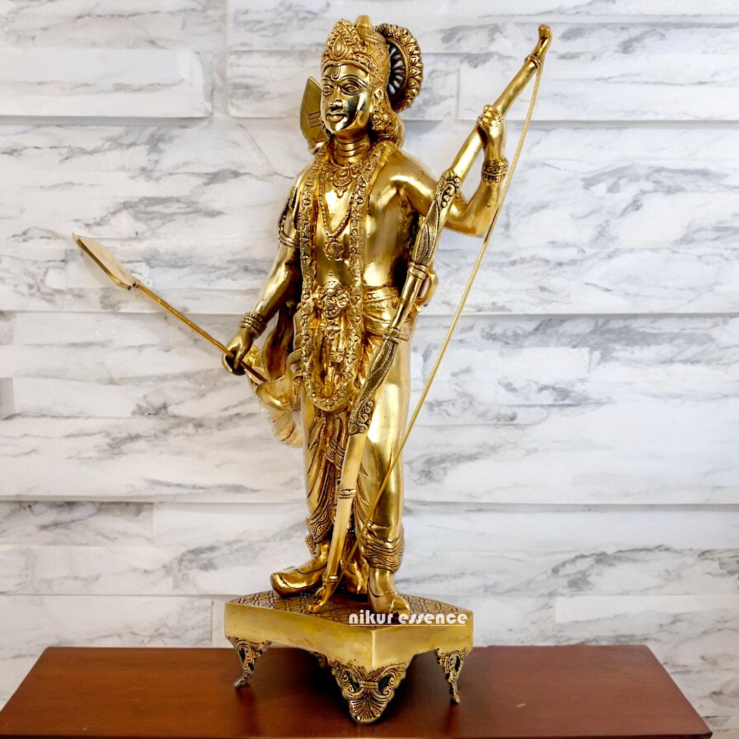 Buy Ram Solid Brass Beautiful Idol - 24 inches