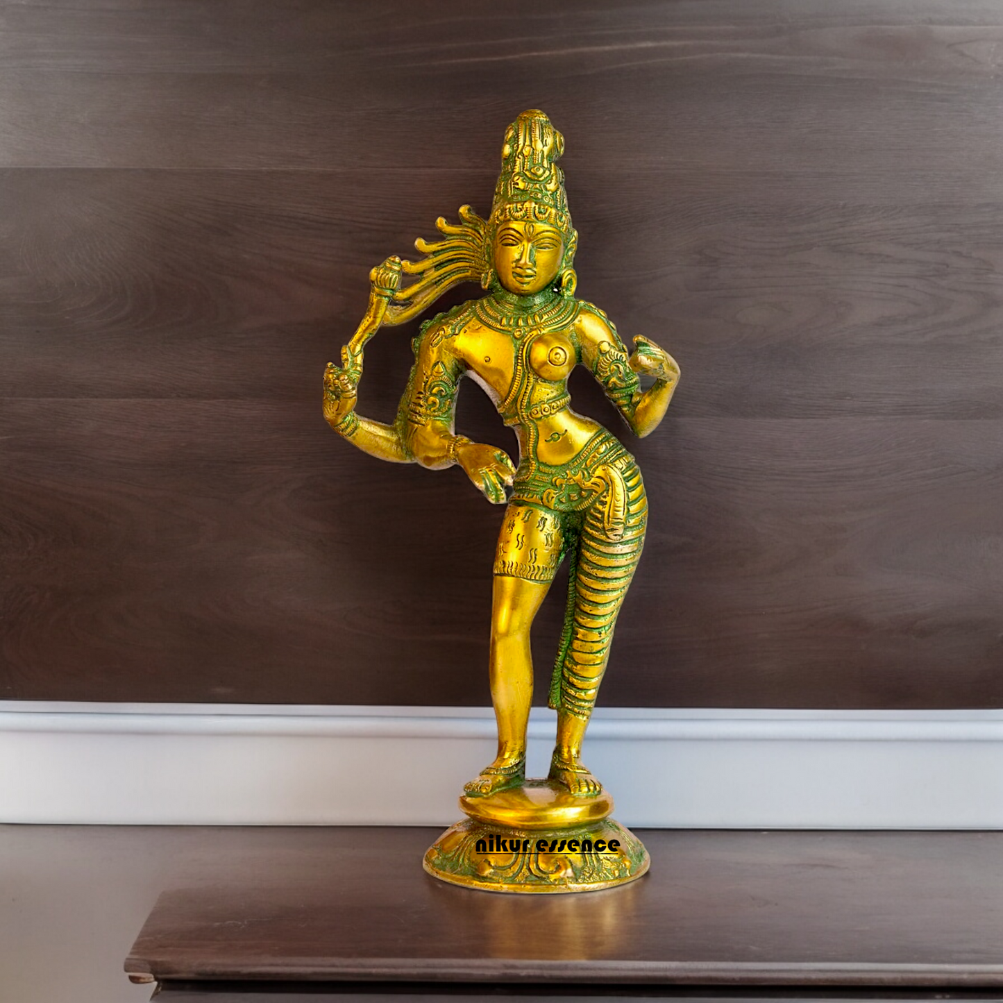 Buy Ardhanarishvara Ardhnarishwar Brass idol - 8.5 inches