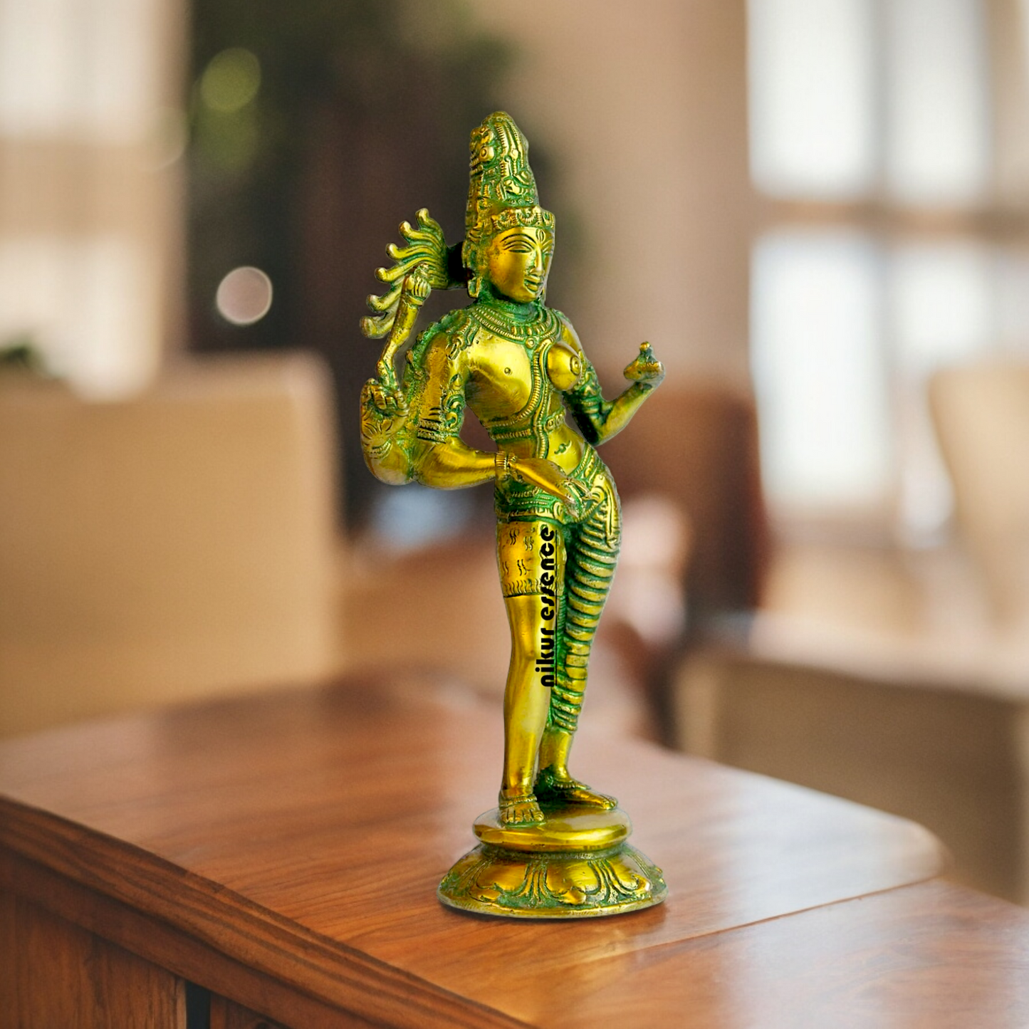 Buy Ardhanarishvara Ardhnarishwar Brass idol - 8.5 inches