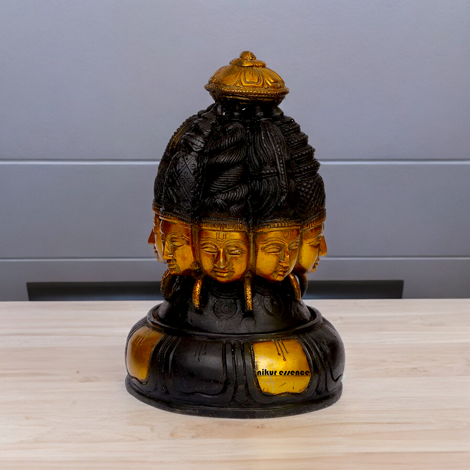 Buy Shiva Mukhalingam Brass idol - 9 inches