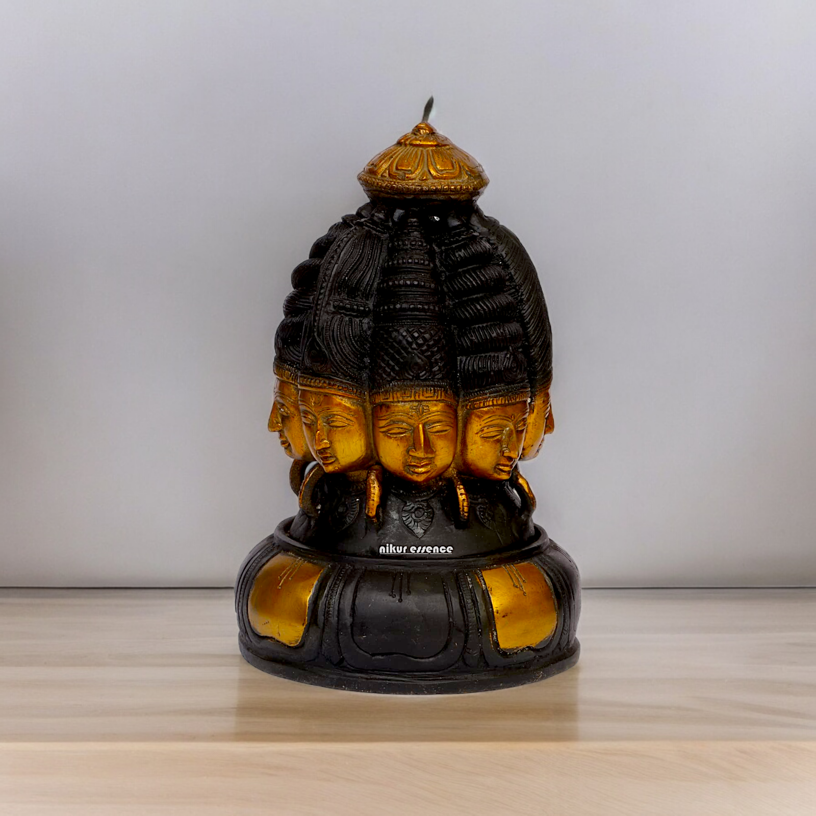 Buy Shiva Mukhalingam Brass idol - 9 inches