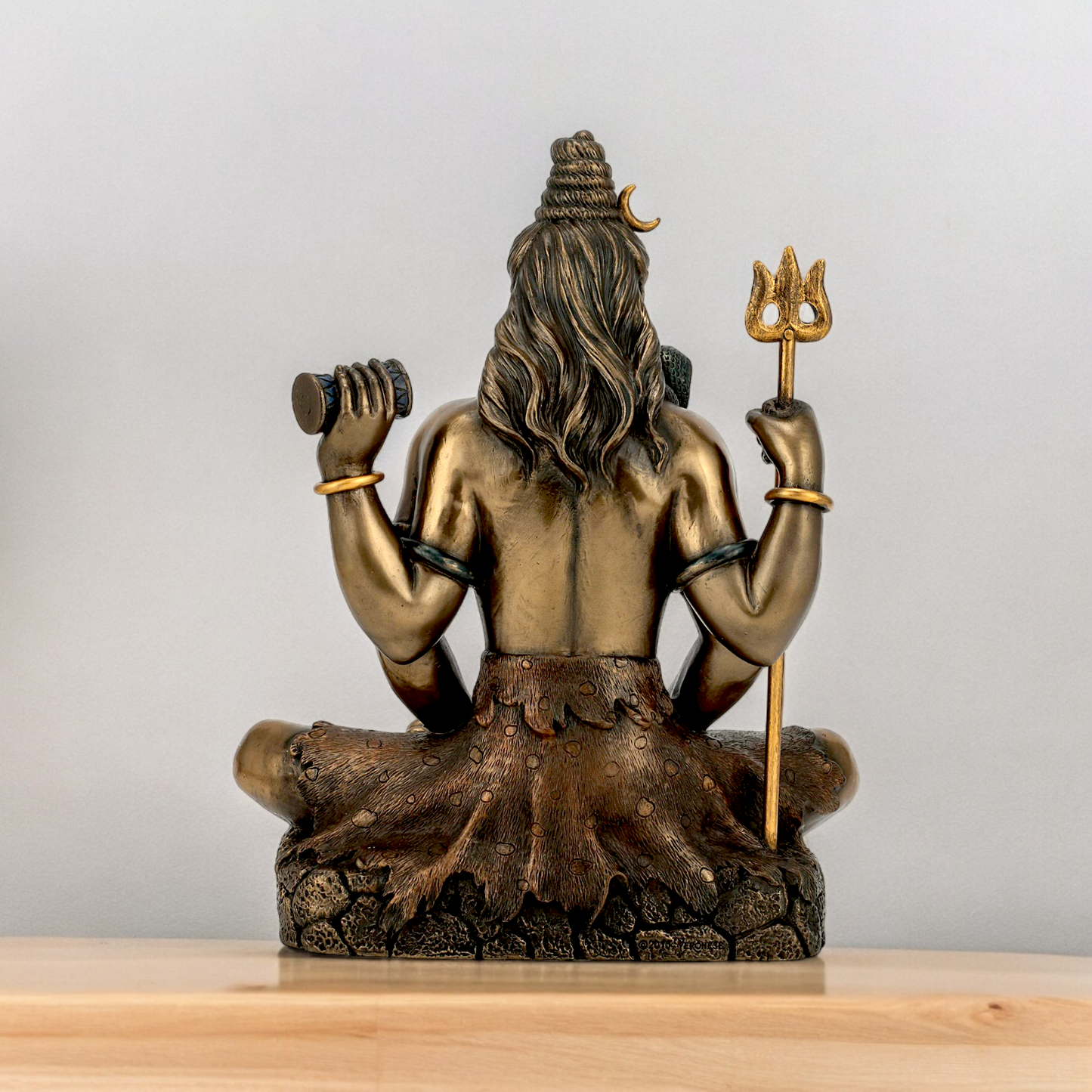 Buy Shiva Meditation bronze Idol - 6 inches