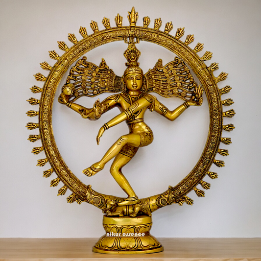 Solid Brass Shiva Nataraja Dance idol - 20 inch