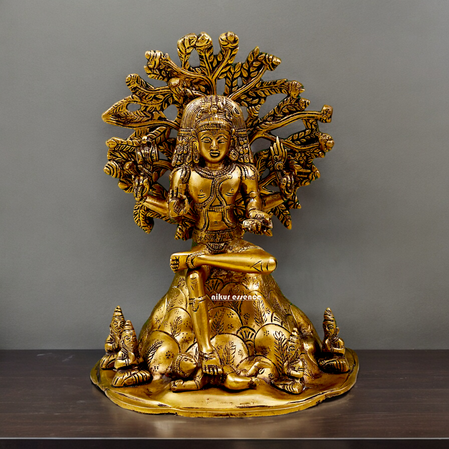 Shop Dakshinamurti Shiva Solid Brass idol - 12 inch