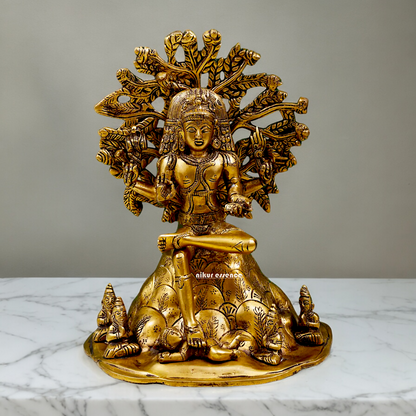 Shop Dakshinamurti Shiva Solid Brass idol - 12 inch