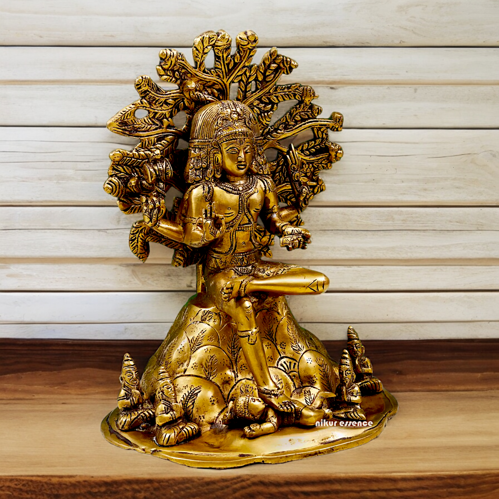 Shop Dakshinamurti Shiva Solid Brass idol - 12 inch