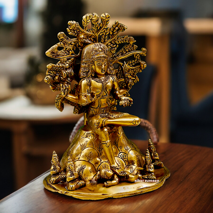 Shop Dakshinamurti Shiva Solid Brass idol - 12 inch