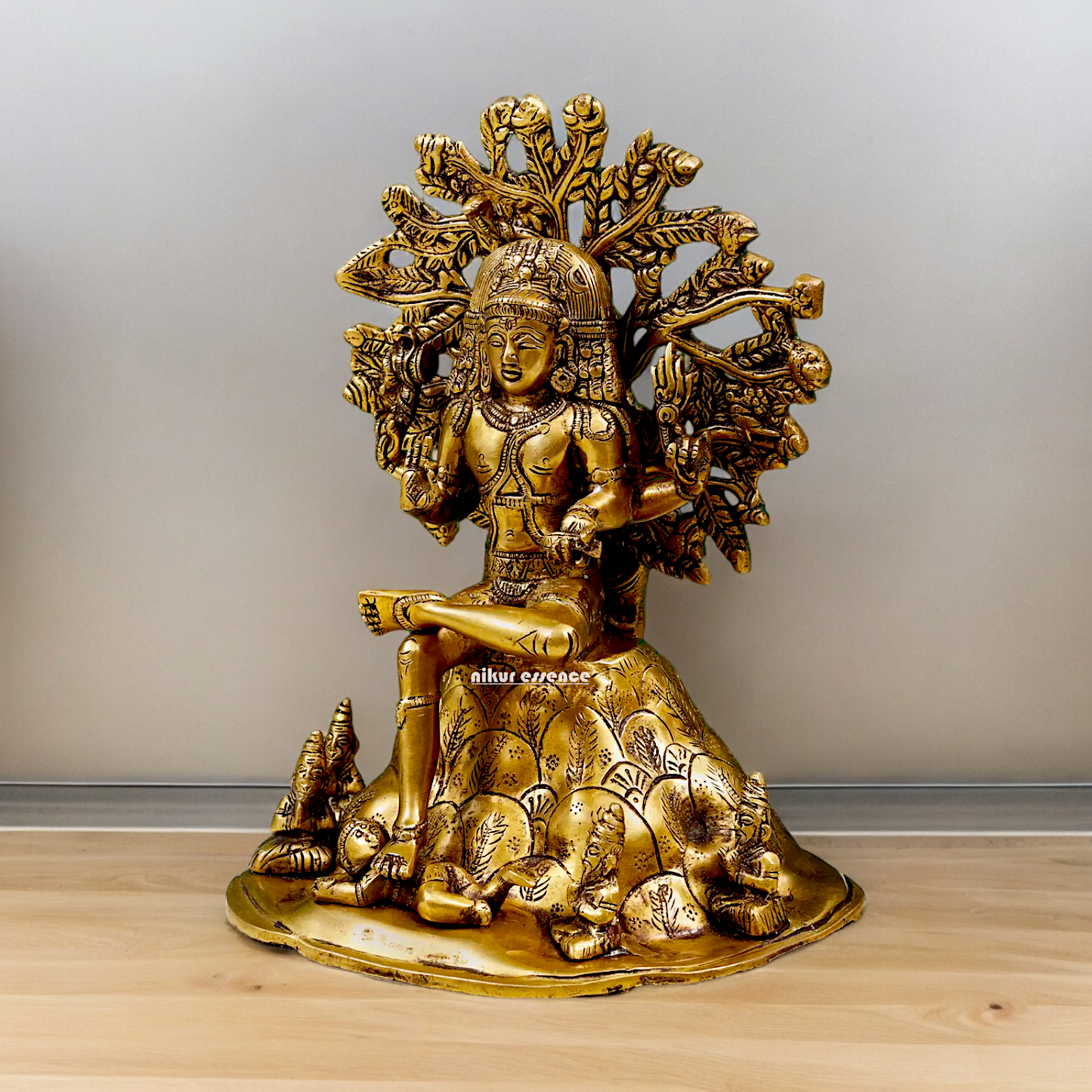 Shop Dakshinamurti Shiva Solid Brass idol - 12 inch