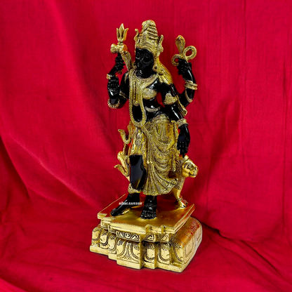 Lord Ardhanarishvara Brass idol - 18 inches