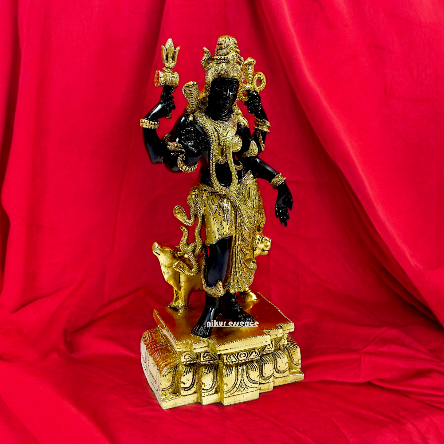 Lord Ardhanarishvara Brass idol - 18 inches