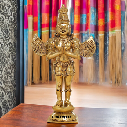 Solid Brass Garuda Standing idol - 22 inches