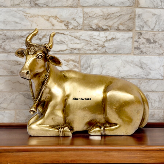 Shop Cow Solid Brass idol - 7.5 Inches