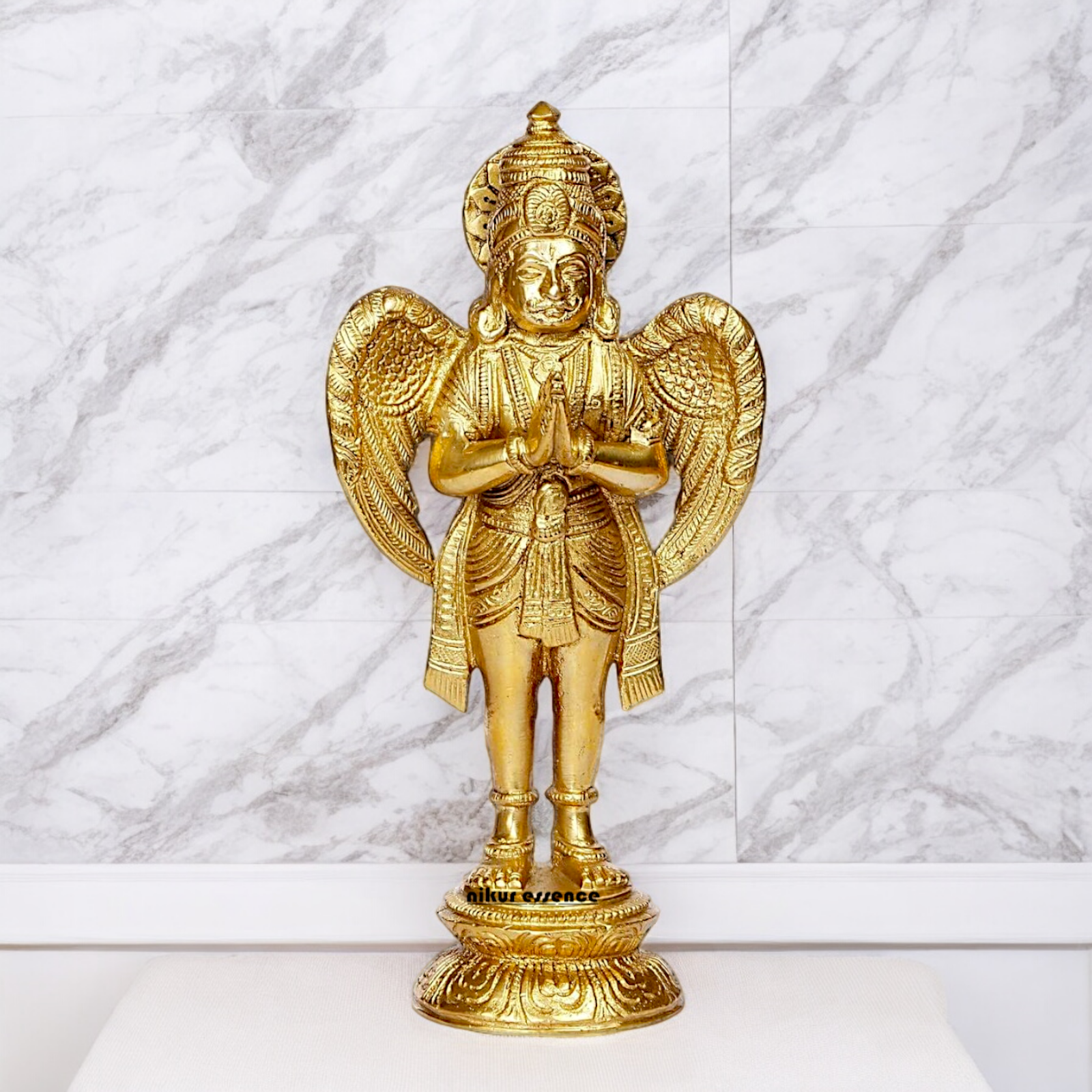 Shop Garuda Standing Solid Brass idol - 8 inches