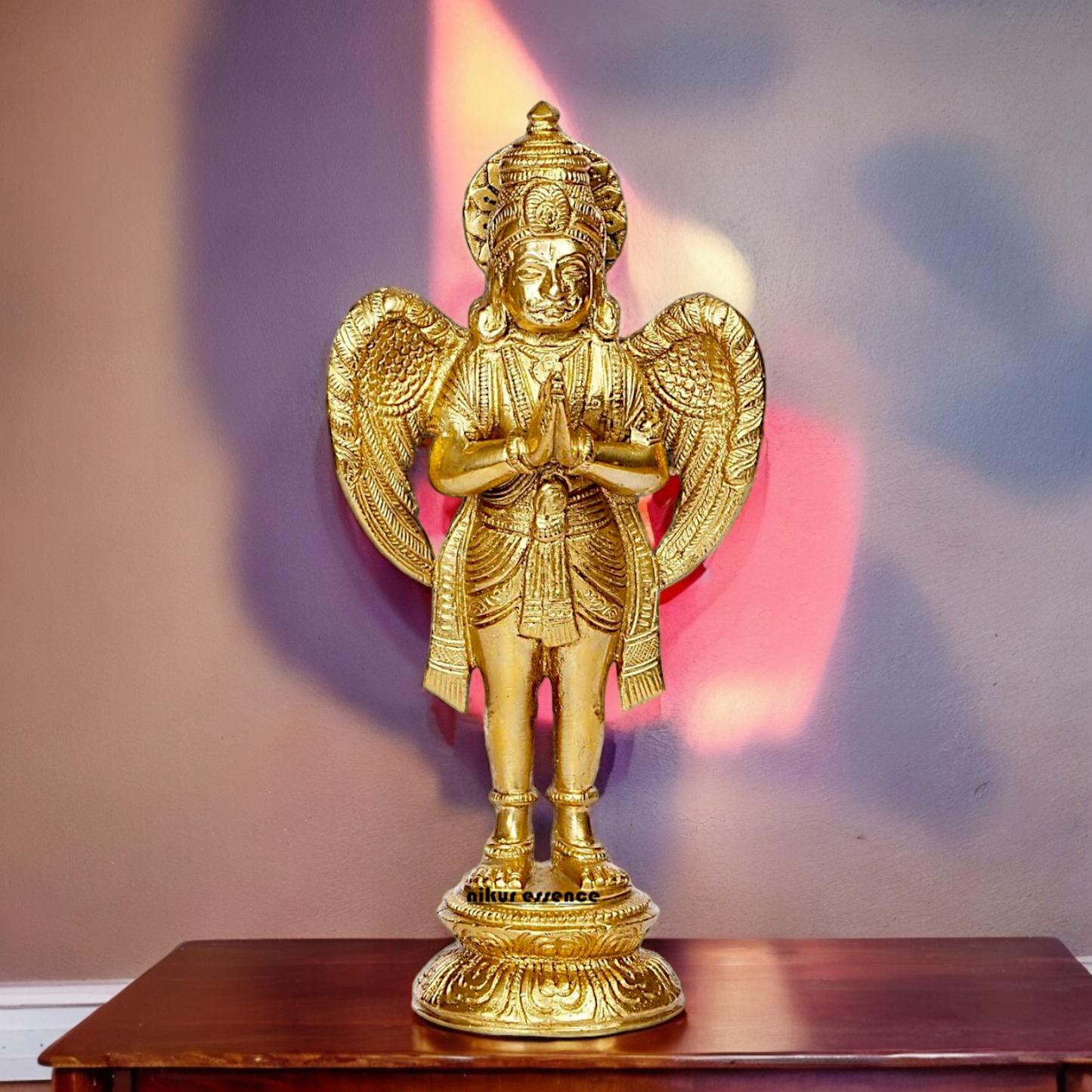 Shop Garuda Standing Solid Brass idol - 8 inches