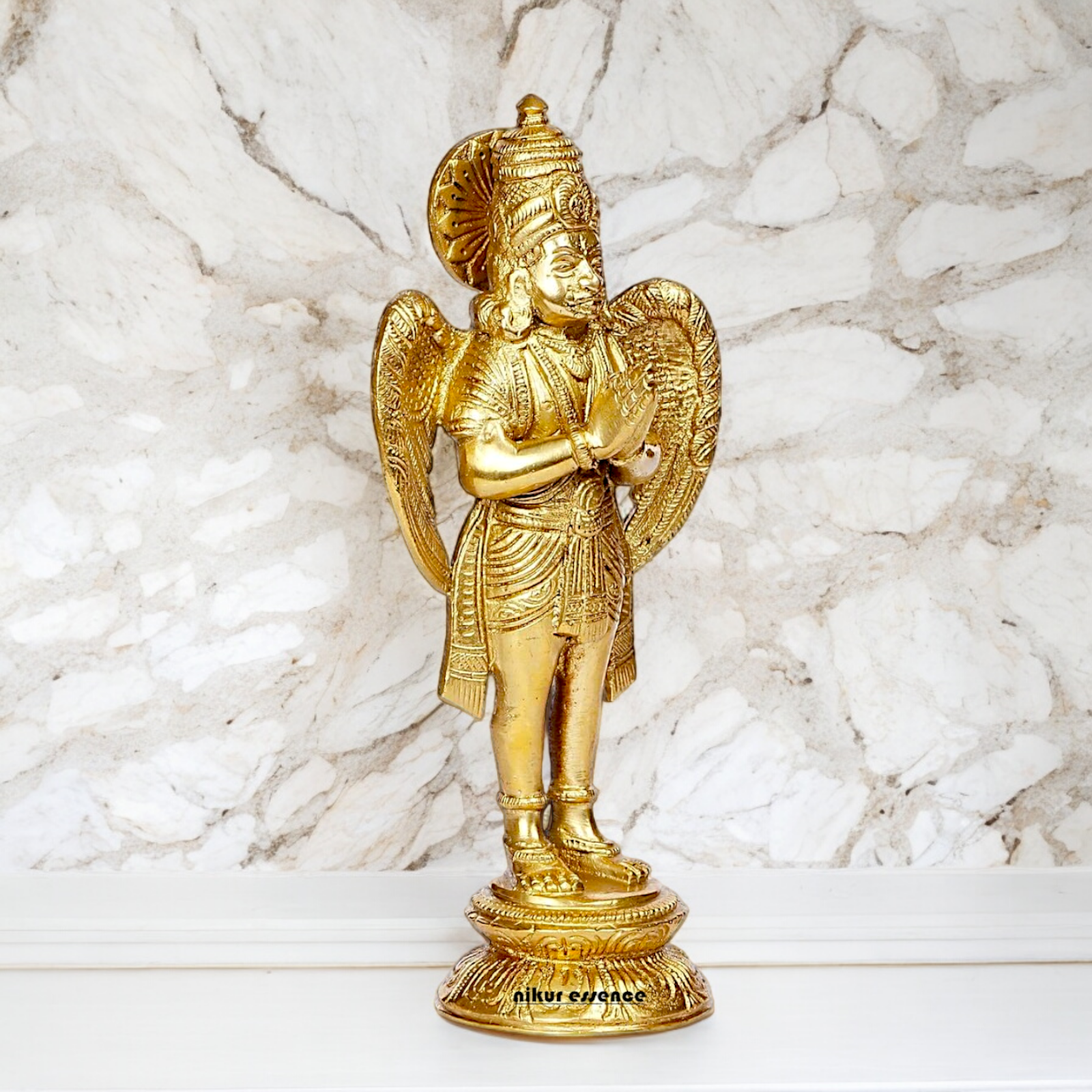 Shop Garuda Standing Solid Brass idol - 8 inches