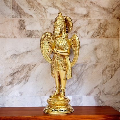 Shop Garuda Standing Solid Brass idol - 8 inches