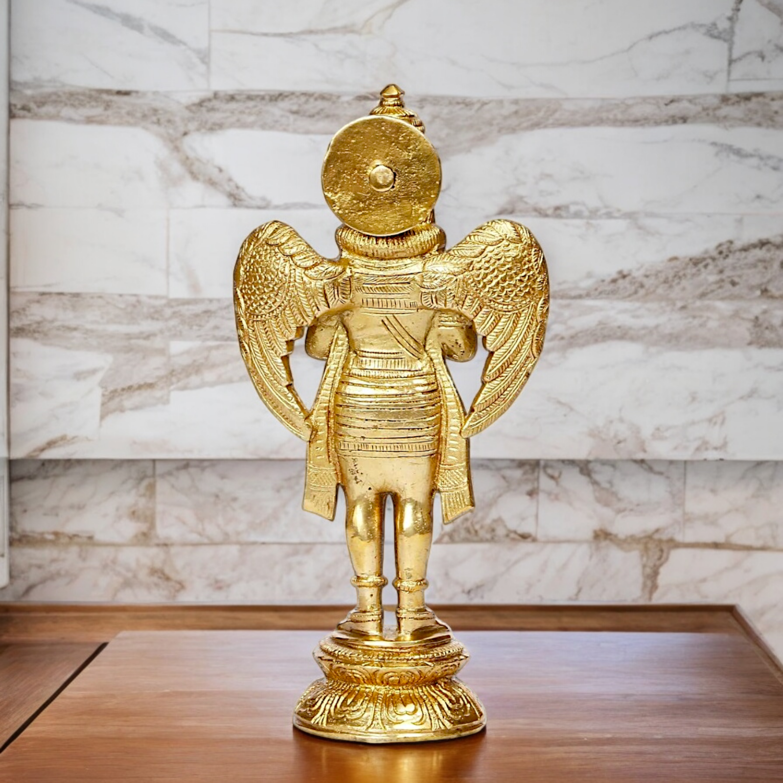 Shop Garuda Standing Solid Brass idol - 8 inches