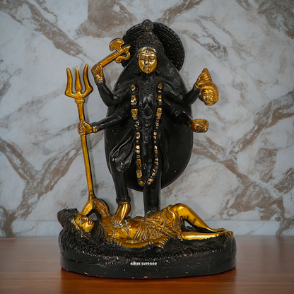 Shop Kali Mata Brass Idol - 10 inch