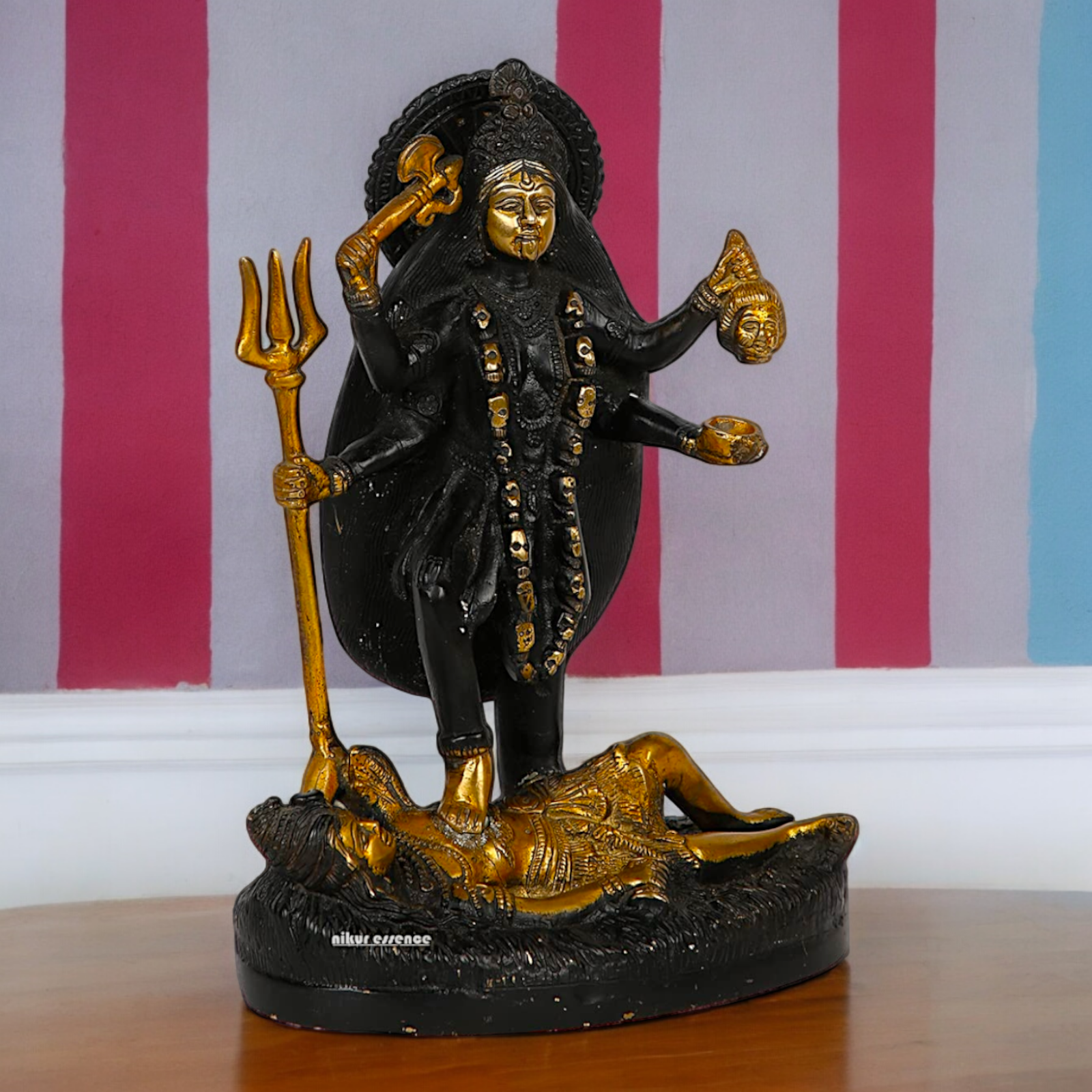 Shop Kali Mata Brass Idol - 10 inch