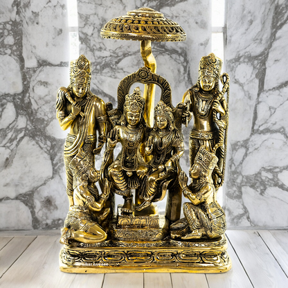 Buy Ram Darbar Solid Brass Idol - 15 inch