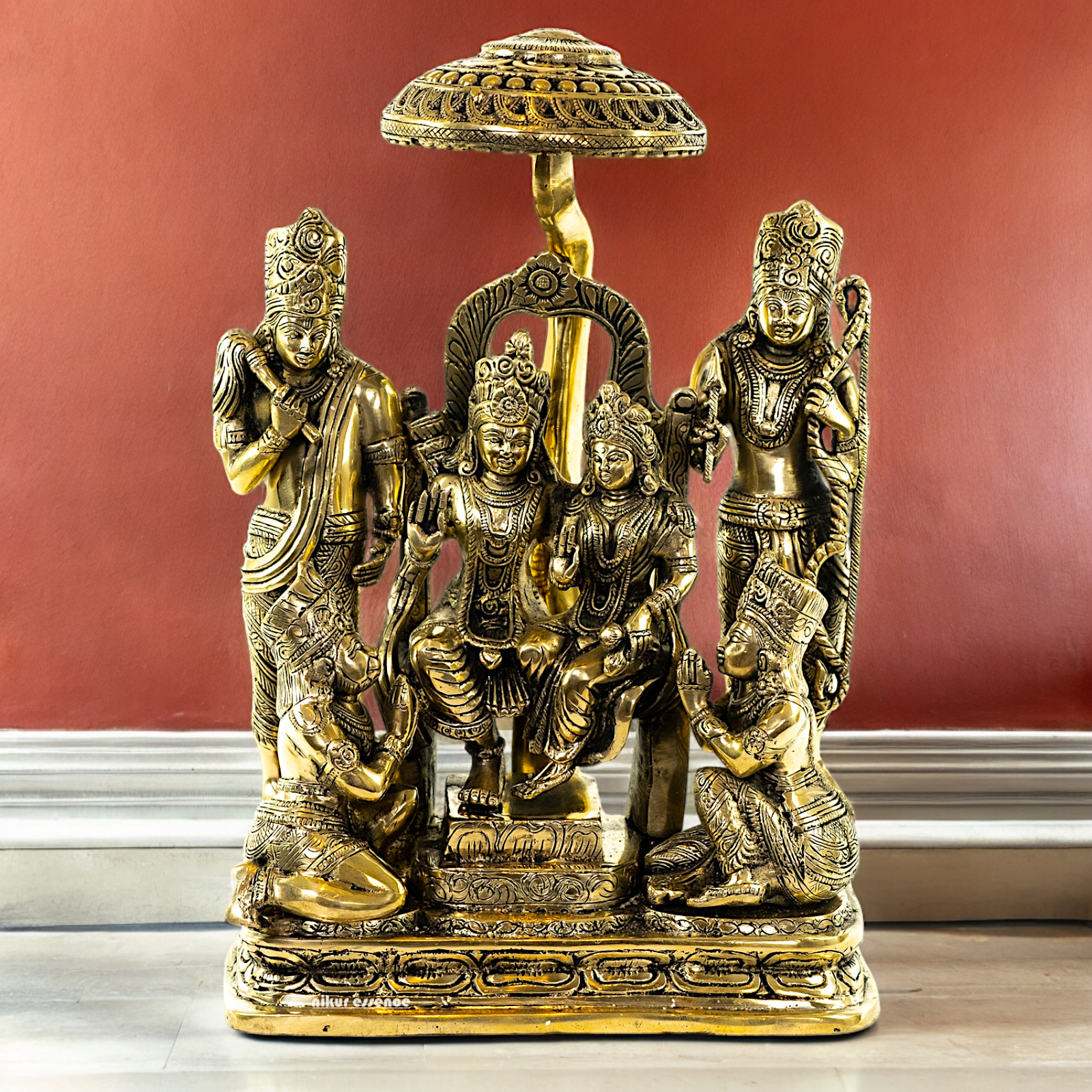 Buy Ram Darbar Solid Brass Idol - 15 inch