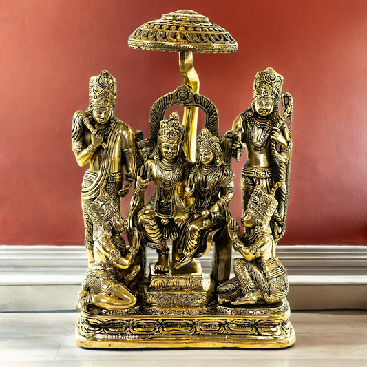 Buy Ram Darbar Solid Brass Idol - 15 inch