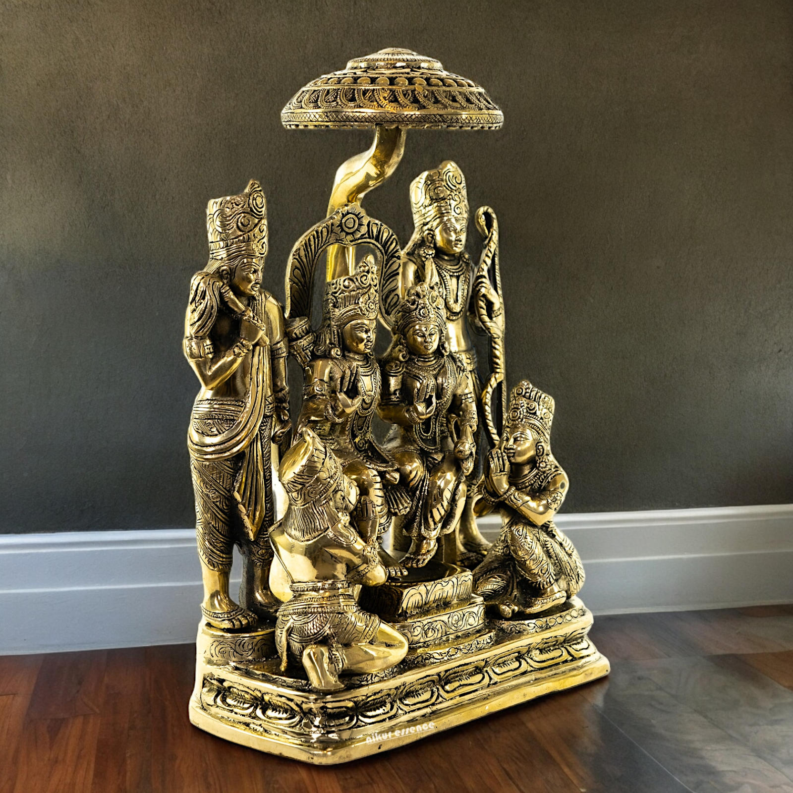 Buy Ram Darbar Solid Brass Idol - 15 inch