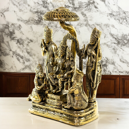 Buy Ram Darbar Solid Brass Idol - 15 inch