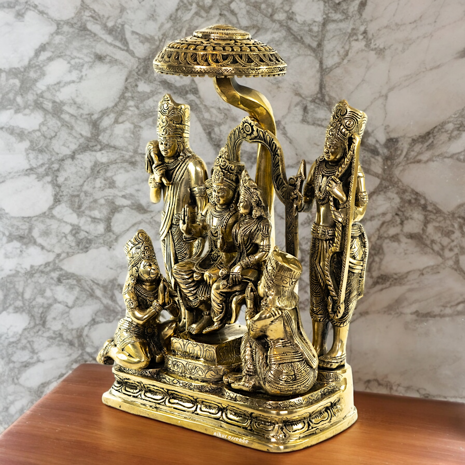 Buy Ram Darbar Solid Brass Idol - 15 inch