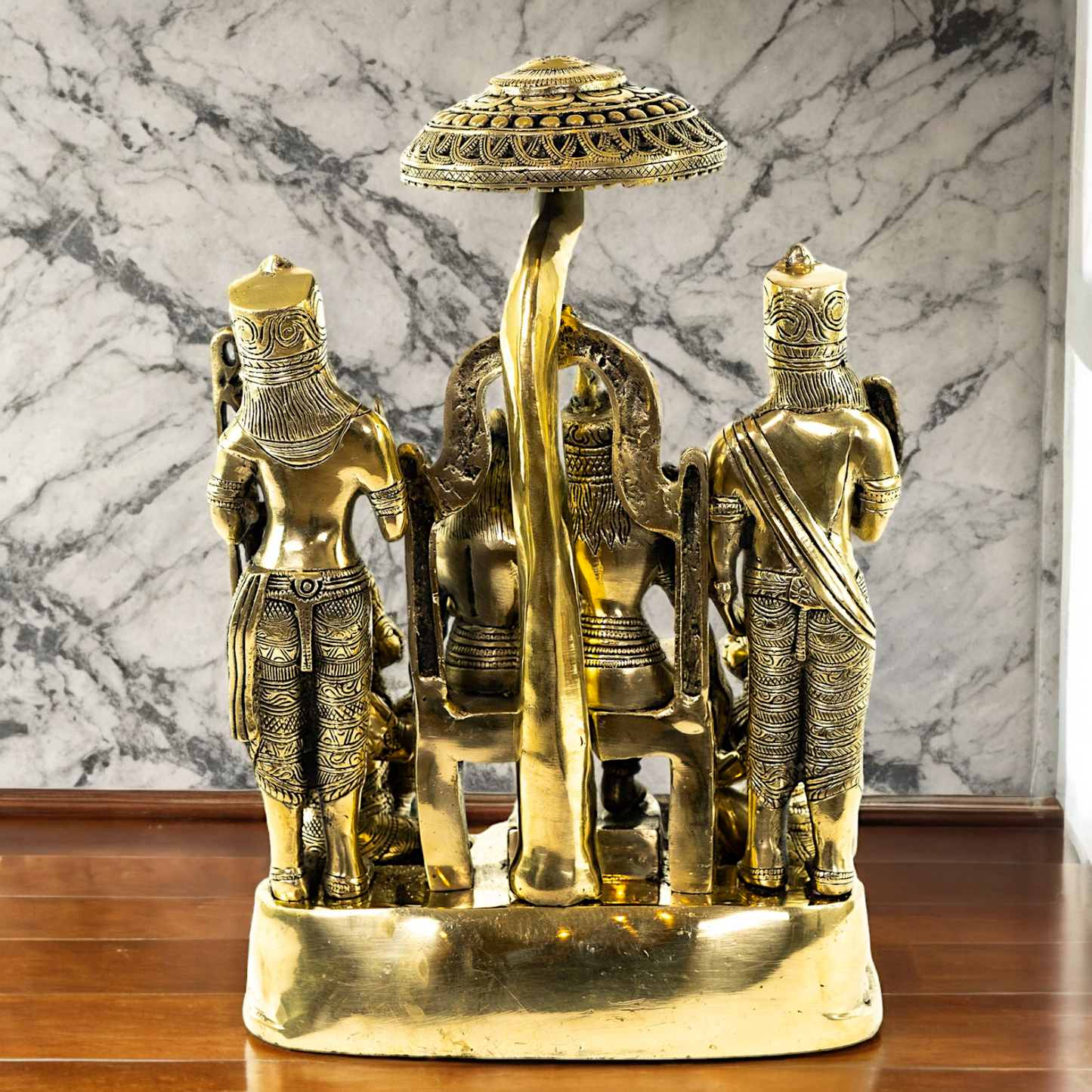 Buy Ram Darbar Solid Brass Idol - 15 inch