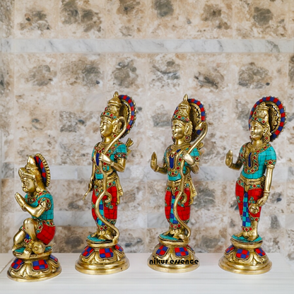 Buy Ram Darbar Idol Brass with Stone Work - 12.5 inches