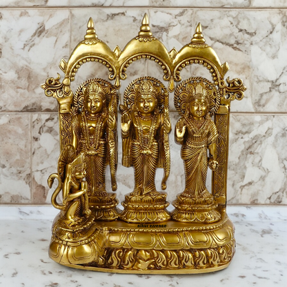 Solid Braas Ram Darbar Statue - 16 inches