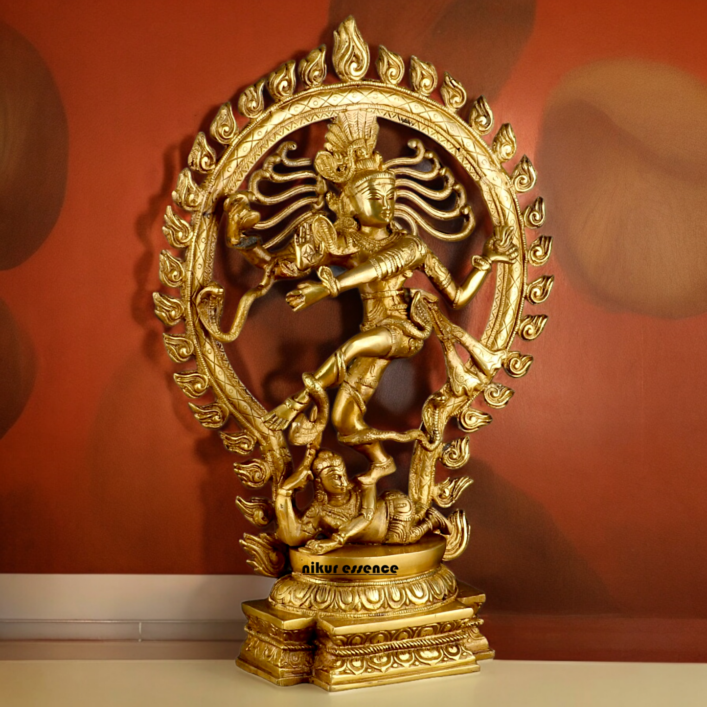 Solid Brass Nataraja Shiva idol - 20 inches