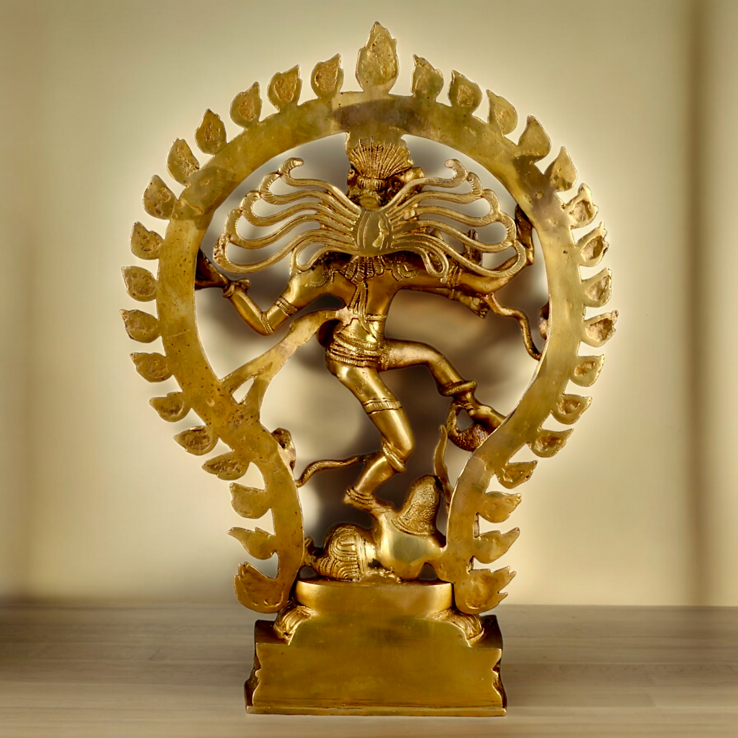 Solid Brass Nataraja Shiva idol - 20 inches