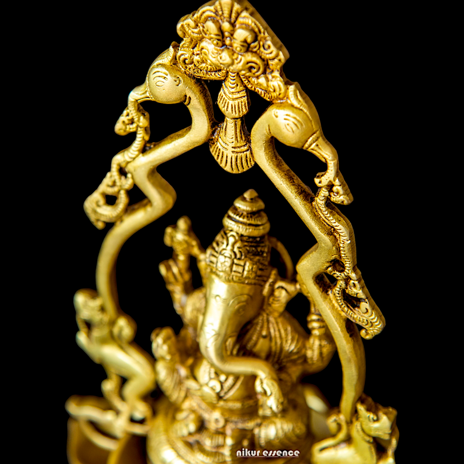 Brass Ganesh Vinayaka Diya - 12.5 inches