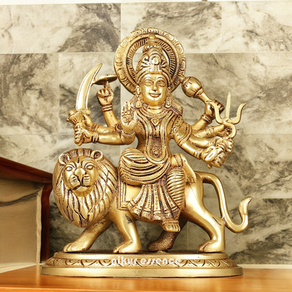 online Solid brass Durga maa Devi Idol - 9.5 Inch