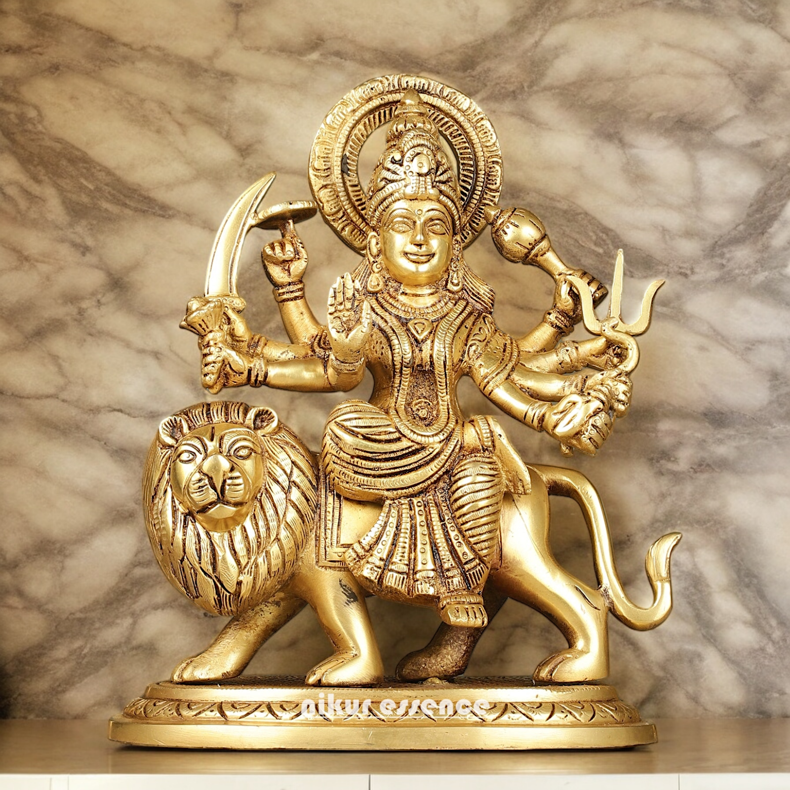 online Solid brass Durga maa Devi Idol - 9.5 Inch