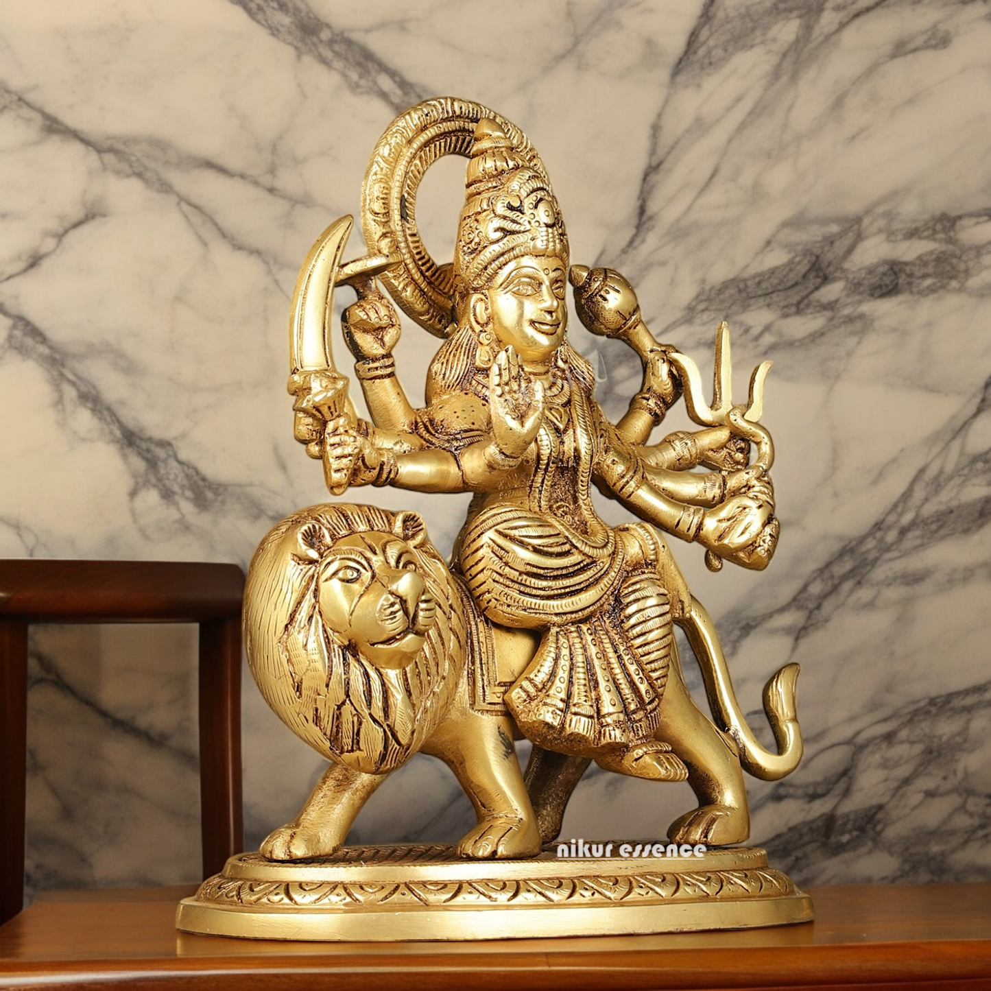 online Solid brass Durga maa Devi Idol - 9.5 Inch