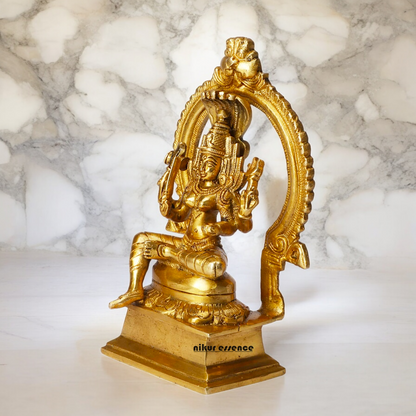 Online Solid Brass Goddess Mariamman Devi Statue - 6.8 Inches