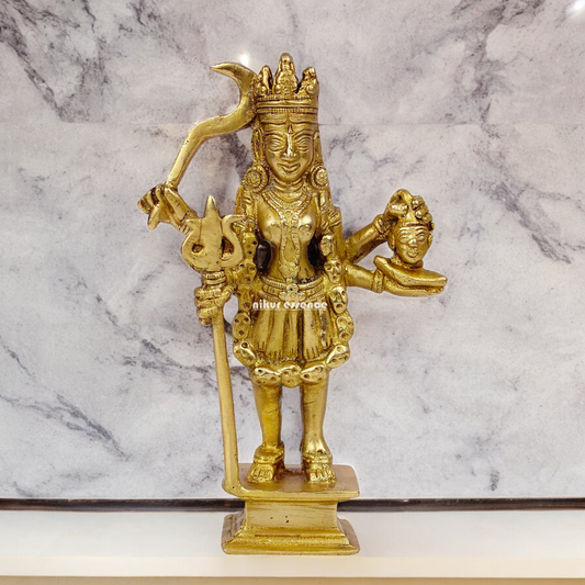 Pure Brass Kali Durga maa Devi - 19.5 cm