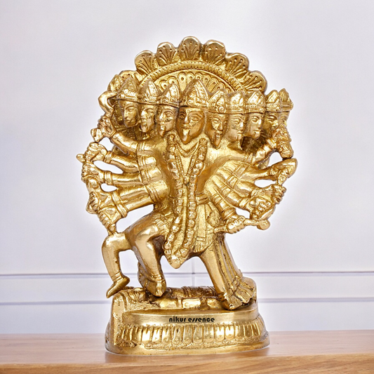 Solid Brass Online Panchmukhi Hanuman - 4.5 inches