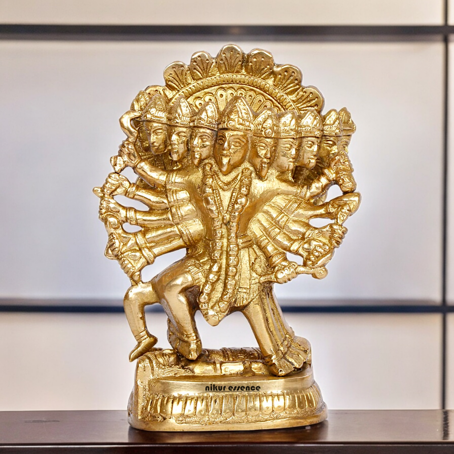 Solid Brass Online Panchmukhi Hanuman - 4.5 inches