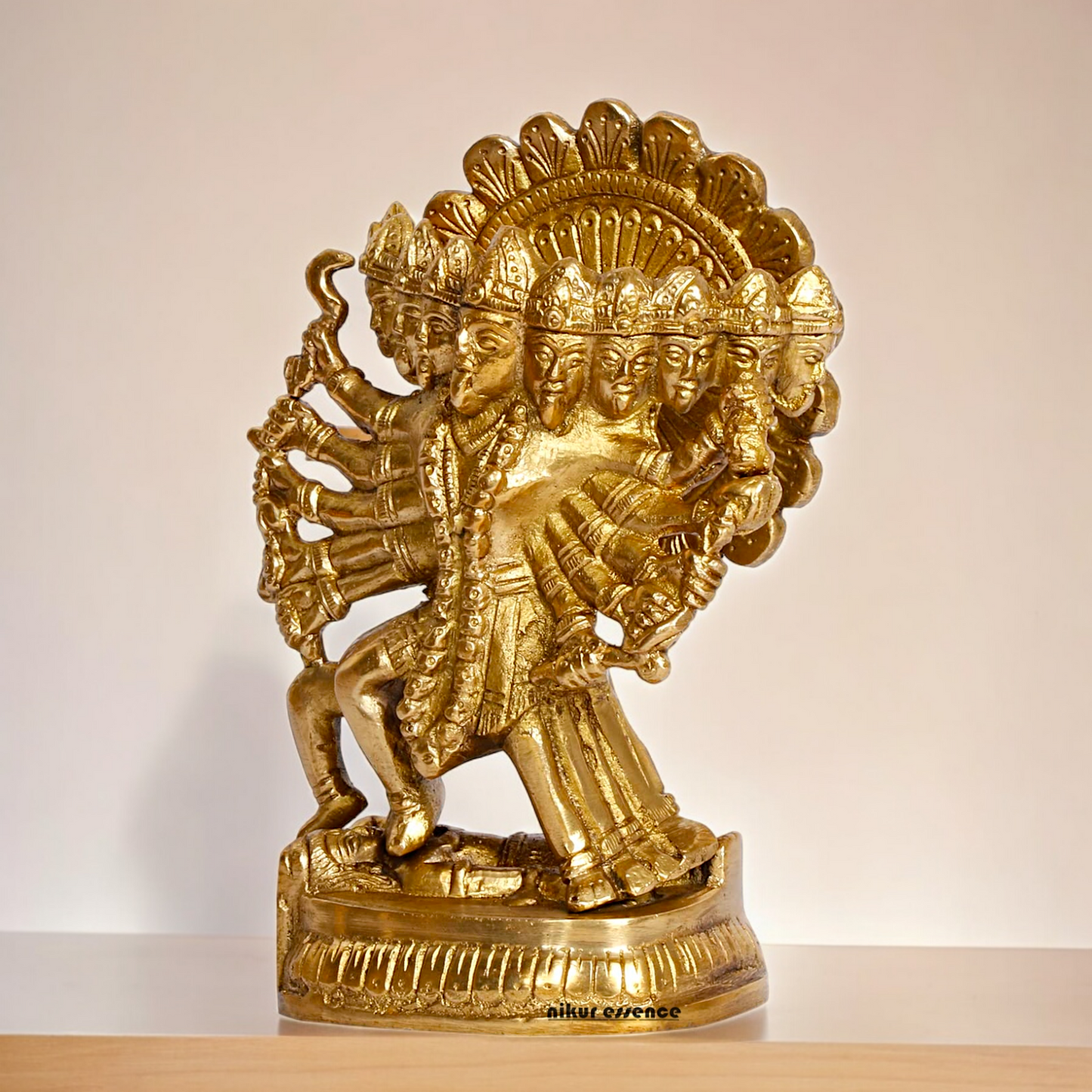 Solid Brass Online Panchmukhi Hanuman - 4.5 inches