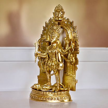 Shop Solid Brass Kali Maa Idol - 22 inches