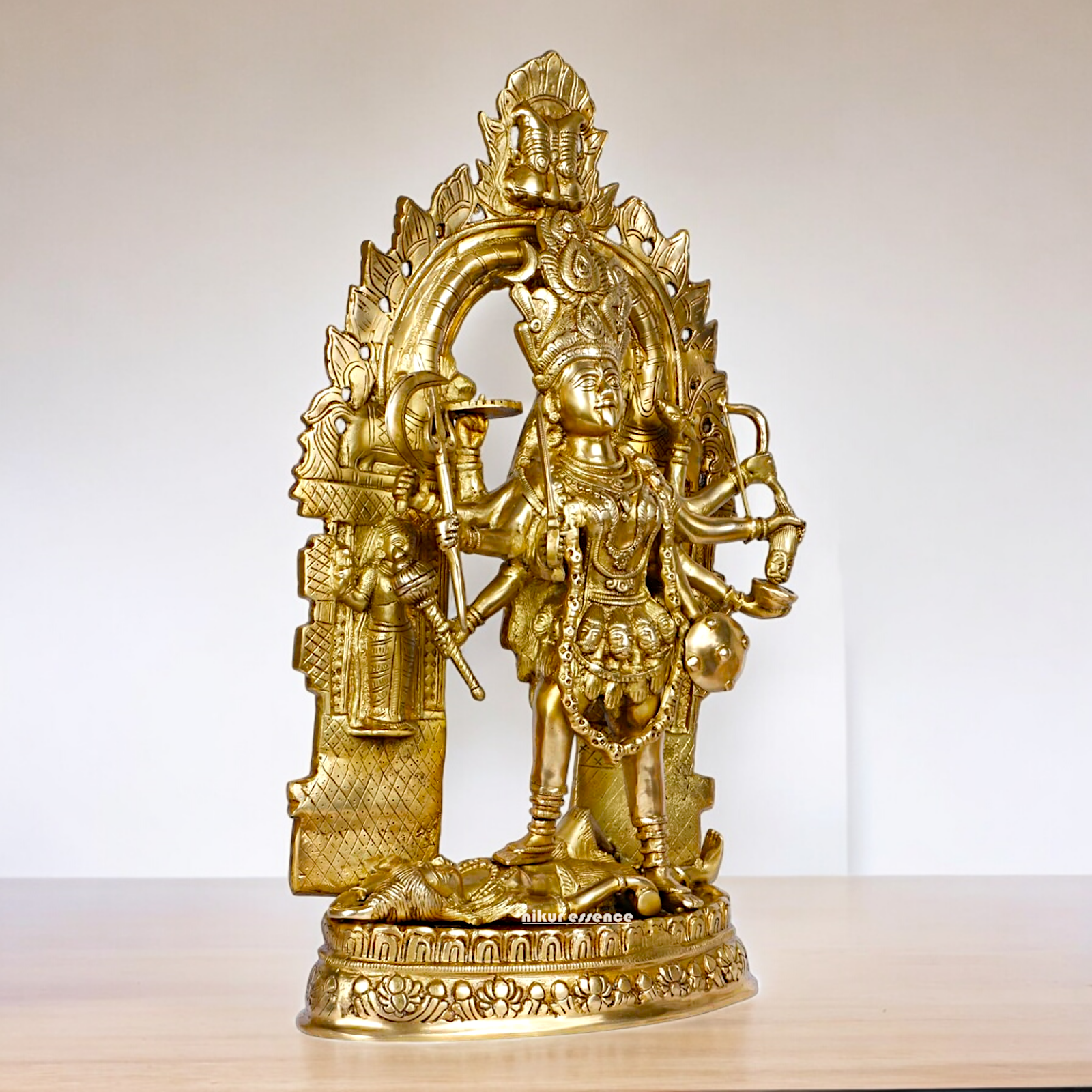 Shop Solid Brass Kali Maa Idol - 22 inches