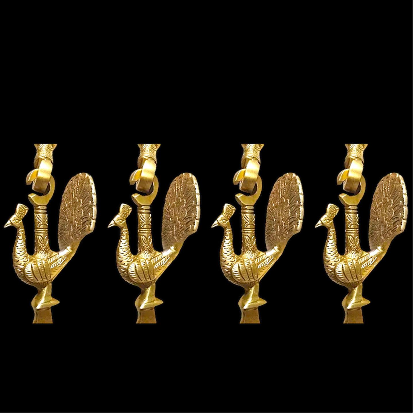 Handcrafted Rosewood Swing (Jhula/Oonjal) – 5feet Traditional Wooden Swing with 7 feet Brass Chains Nikuressence