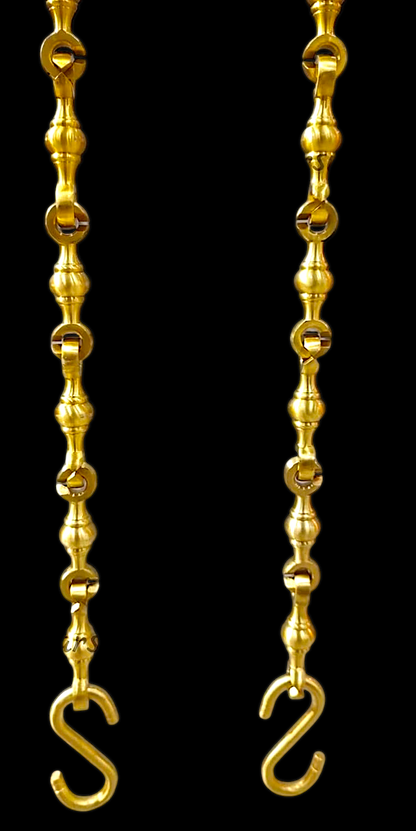 Handcrafted Rosewood Oonjal (Jhula/Swing) – 5ft Traditional Wooden Swing with 7ft Brass Chains & Intricate Peacock & Elephant Inlay | Available Worldwide Nikuressence