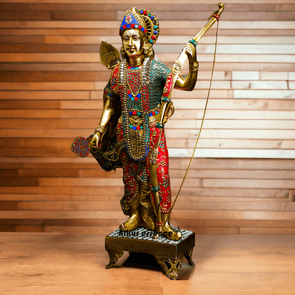 Buy Ram Statue in Brass with Inlay Work – Perfect for Home Decor Idols Nikuressence