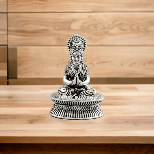 Buy online Pure Silver Annapurna Devi Idol Idols Nikuressence