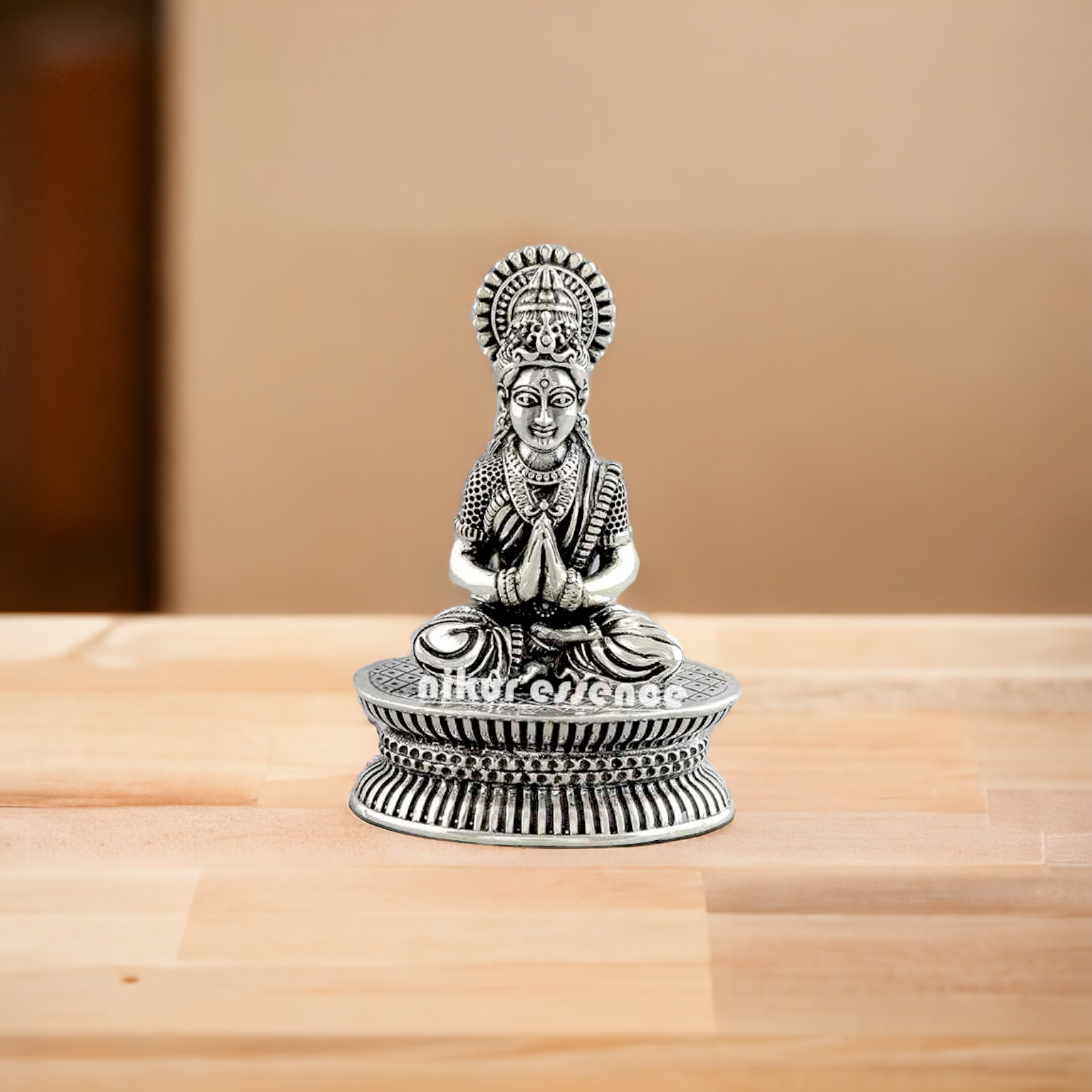 Buy online Pure Silver Annapurna Devi Idol